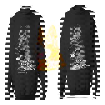 ジャーマンシェパード犬 愛国的なジャーマンシェパード警察犬 スウェットシャツ - Kawaiitshirt