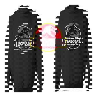 ジュラシックパークのロゴ 公式ライセンス商品。 スウェットシャツ - Kawaiitshirt