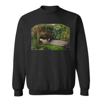 ジョン・エベレット・ミレー作 オフィーリア 1852 スウェットシャツ - Kawaiitshirt