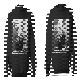 ジョン・コルトレーン 白黒写真 スウェットシャツ - Kawaiitshirt