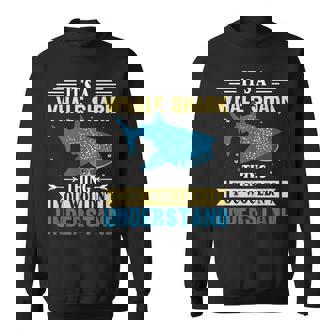 ジンベイザメのことは理解できないジンベイザメです。 スウェットシャツ - Kawaiitshirt