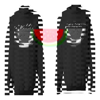 スイカ パレスチナ国旗 連帯 パレスチナ フリー スウェットシャツ - Kawaiitshirt