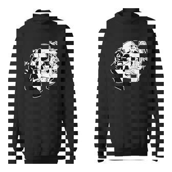 スカル×スタチュー スウェットシャツ - Kawaiitshirt