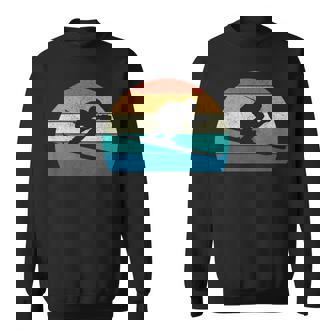 スキー スキー レース スラローム レトロ スウェットシャツ - Kawaiitshirt