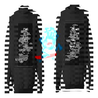 スクリーミング スケートボードハンド スウェットシャツ - Kawaiitshirt