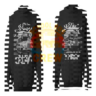 スクールバス クルー レトロ スクールバス 乗車 バス 運転手 スウェットシャツ - Kawaiitshirt