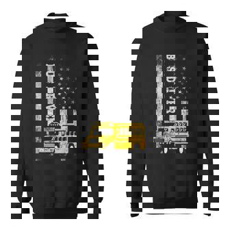 スクールバスドライバー アメリカ国旗 スクールバスドライバー用 スウェットシャツ - Kawaiitshirt