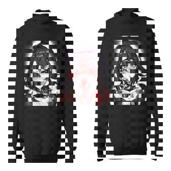 スケベなアニメガール エッチ・ワイフ アニメ 変態 スウェットシャツ - Kawaiitshirt