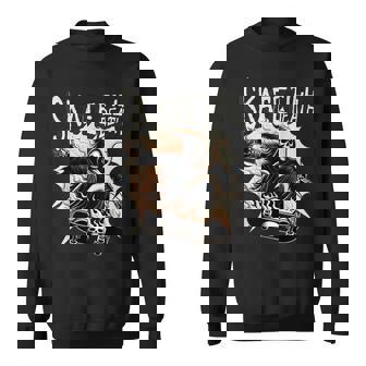 スケーター スケルトンデザイン スウェットシャツ - Kawaiitshirt