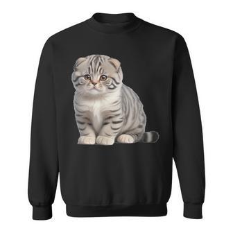 スコティッシュフォールド シンプルデザイン スウェットシャツ - Kawaiitshirt