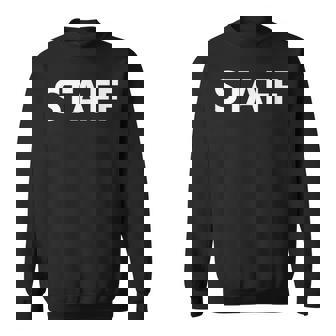 スタッフ 求人 社員 イベント 制服 作業員 クルーチームtaff Worker Job Uniform スウェットシャツ - Kawaiitshirt