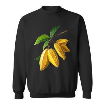 スターフルーツ フルーツ モチーフ イラスト スターフルーツ スウェットシャツ - Kawaiitshirt