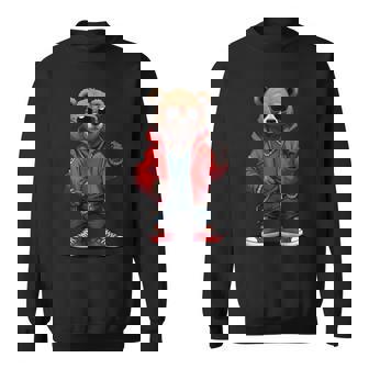 ストリートウェア ヒップホップ ラップ ラッパー ベア クール アーバン グラフィック スウェットシャツ - Kawaiitshirt