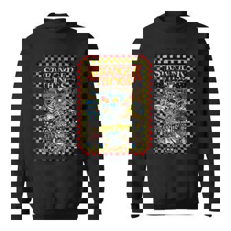 ストレンジャー・シングス プロモ コミック イレブン リンク O マニア レトロ 80年代 スウェットシャツ - Kawaiitshirt