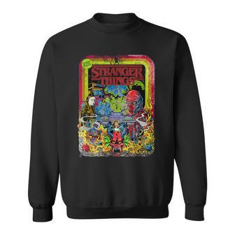 ストレンジャー・シングス プロモコミック ザ・パーティー ベクナ バトル レトロ 80年代 スウェットシャツ - Kawaiitshirt