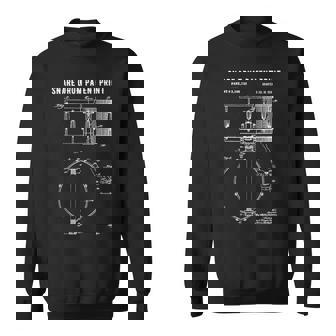 スネアドラム特許プリント 1939年 ビンテージ特許ミュージックアート スウェットシャツ - Kawaiitshirt