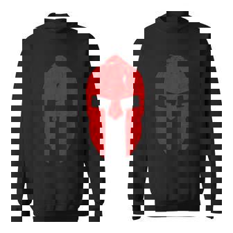 スパルタ戦士ヘルメットジムモチベーションスパルタ古代ギリシャ スウェットシャツ - Kawaiitshirt