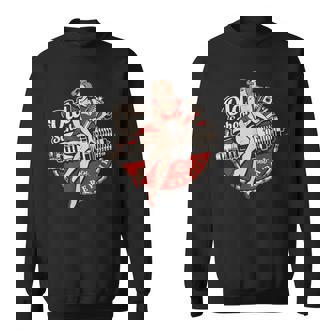 スパークプラグ ピンナップ メカニック スウェットシャツ - Kawaiitshirt