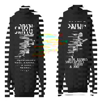 スプリント 短距離 趣味 陸上競技 スキルアップ スウェットシャツ - Kawaiitshirt