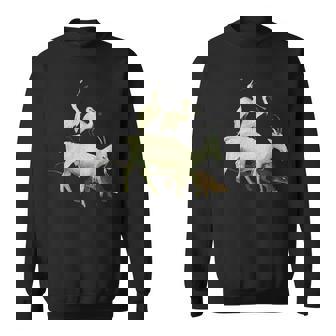 スプーンビルズとヤギの庭 地上の喜びの庭 スウェットシャツ - Kawaiitshirt