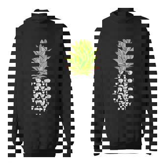 スポーツシャツ 面白いパイナップルデザイン ヴィンテージ バドミントン スウェットシャツ - Kawaiitshirt