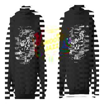 スムースジャズ カラフル 楽器 アート スウェットシャツ - Kawaiitshirt