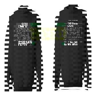 スモークウィード エブリデイ マリファナギフト 大麻スタイル スウェットシャツ - Kawaiitshirt