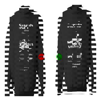 スーパーカブc100 原付バイク レトロジャパン スウェットシャツ - Kawaiitshirt