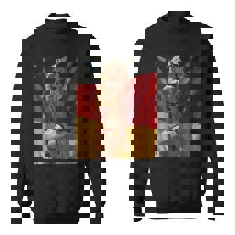 セクシーガールグラフィックtシャツ 「セクシーピンナップガール&ドイツ国旗」 スウェットシャツ - Kawaiitshirt