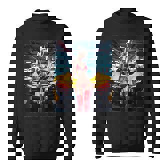 セクシーガールグラフィックtシャツ セクシーブロンドビキニモデル&車 スウェットシャツ - Kawaiitshirt