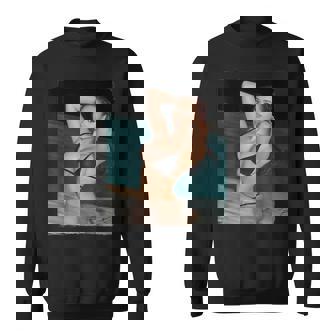 セクシーガールグラフィックtシャツ プールでセクシーなアジアのピンナップガール スウェットシャツ - Kawaiitshirt