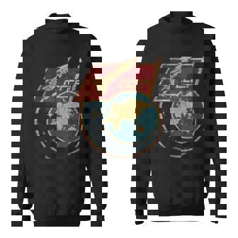 ソビエト連邦 宇宙 スプートニク ロケット Cccp ソ連 プロパガンダ スウェットシャツ - Kawaiitshirt