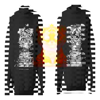 タイガーカブ×可愛いベイビータイガー スウェットシャツ - Kawaiitshirt