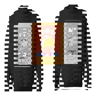 タコスタロット神秘的な星月面白い食通デザイン。 スウェットシャツ - Kawaiitshirt