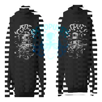 タコ猫 蛸 海 海 動物 駄じゃれ スウェットシャツ - Kawaiitshirt