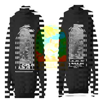 タスマン国立公園 ヴィンテージ タスマニアデビルアート スウェットシャツ - Kawaiitshirt