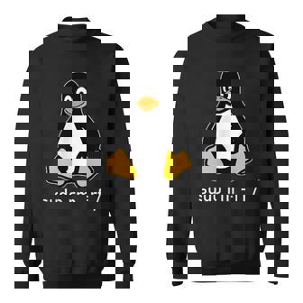 タックスlinuxペンギン-Sudorm-Rfコンピューターサイエンスコンピューター Tux Linux スウェットシャツ - Kawaiitshirt