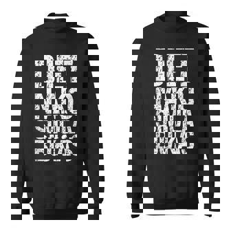 ダイエット ナコ シミュラ ブカス 面白い フィリピン人 スウェットシャツ - Kawaiitshirt