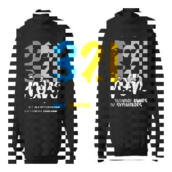 ダウン症啓発 誇り高きトリソミー 21ママダウン症 スウェットシャツ - Kawaiitshirt