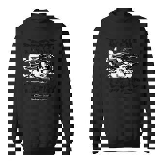 ダッジ・チャレンジャー・ブラック・ゴースト、デトロイト・レジェンド スウェットシャツ - Kawaiitshirt