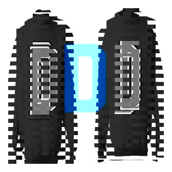 ダブリン郡 スカイブルー ネイビー アルファベット D ゲール語 フットボール ハーリング スウェットシャツ - Kawaiitshirt