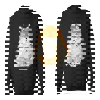 チベットスナギツネ ドット絵 ピクセルアート 虚無 ゲーム レトロゲーム ミーム スウェットシャツ - Kawaiitshirt