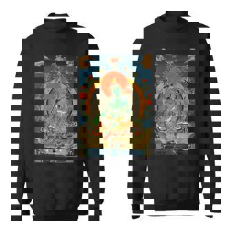 チベットタンカ サムサラ 曼荼羅 生命の輪 仏教 スウェットシャツ - Kawaiitshirt