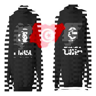 チュニジア国旗 地図 チュニジアのルーツ チュニジア プライド チュニジア スウェットシャツ - Kawaiitshirt