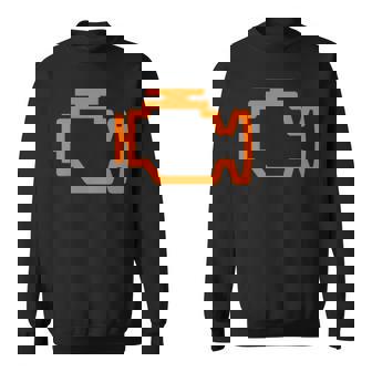 チューナーカー ガイ Ledチェックエンジンライト スウェットシャツ - Kawaiitshirt