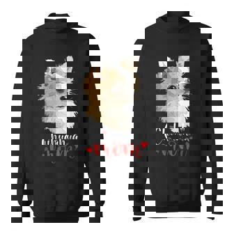 チワワ ロングヘア チワワ ロングヘア ママ ママ 犬好き スウェットシャツ - Kawaiitshirt