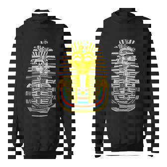 ツタンカーメン エジプトファラオ ピラミッド 古代エジプト スウェットシャツ - Kawaiitshirt