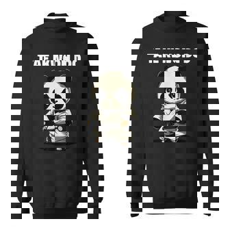 テコンドーtkdパンダキッズファイター スウェットシャツ - Kawaiitshirt