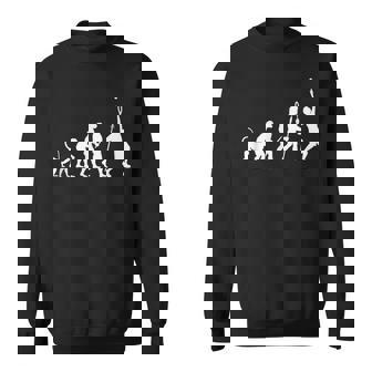 テニスの面白い進化 スウェットシャツ - Kawaiitshirt