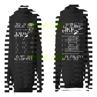 テニスコート テニスプレーヤー おもしろ名言集 スウェットシャツ - Kawaiitshirt